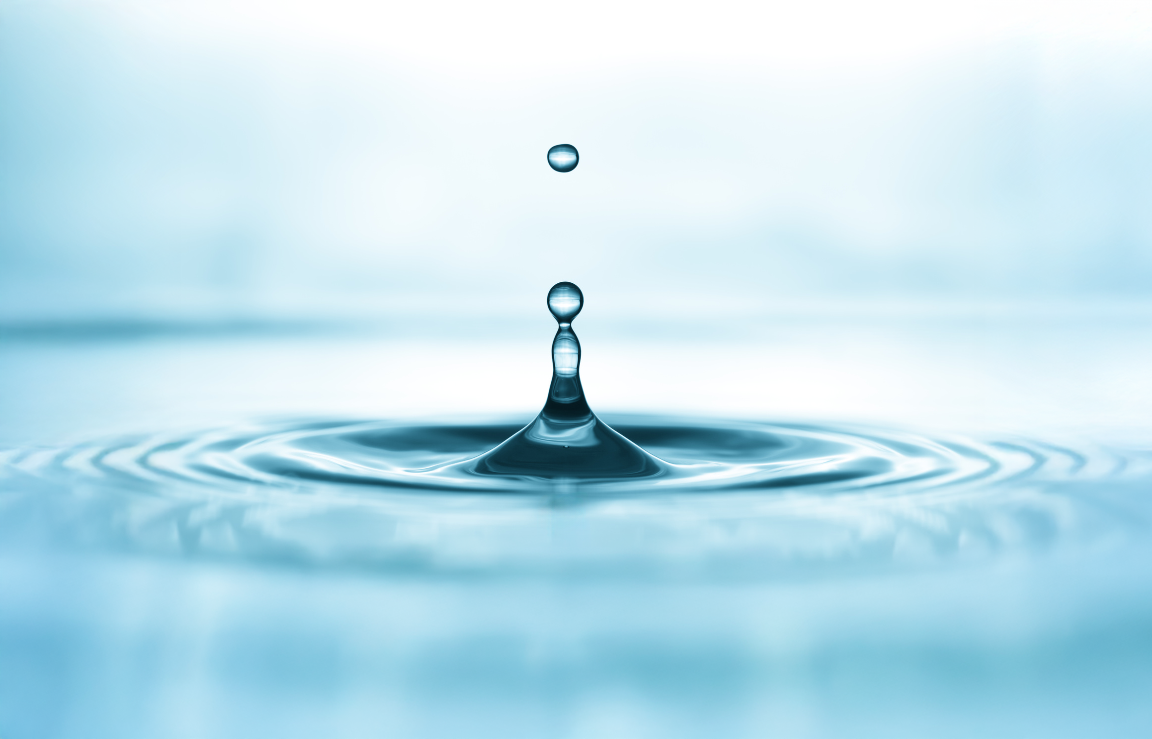Reines Wasser ohne Chemikalien