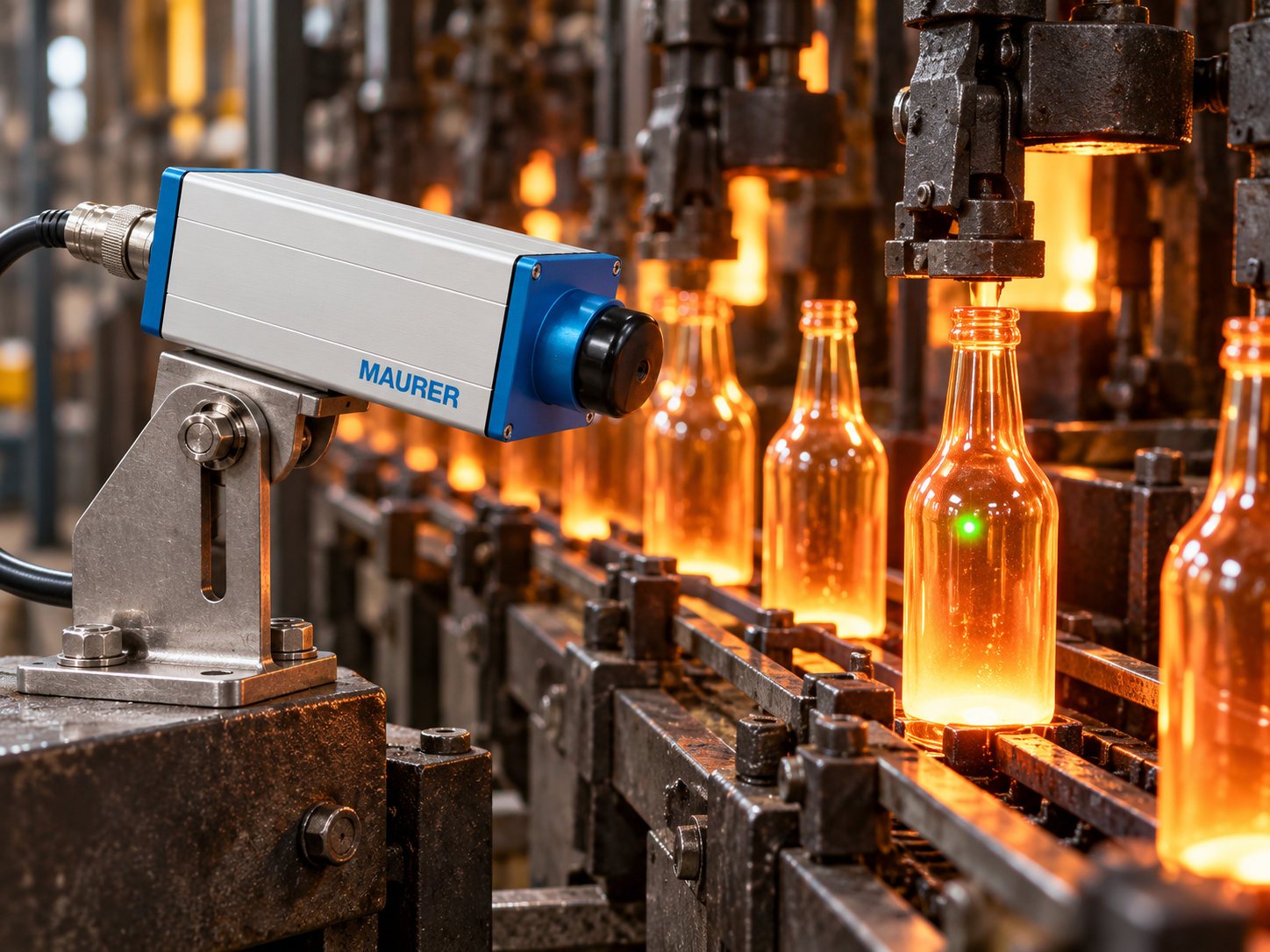 Highspeed Pyrometer von Maurer für schnelle industrielle Prozesse