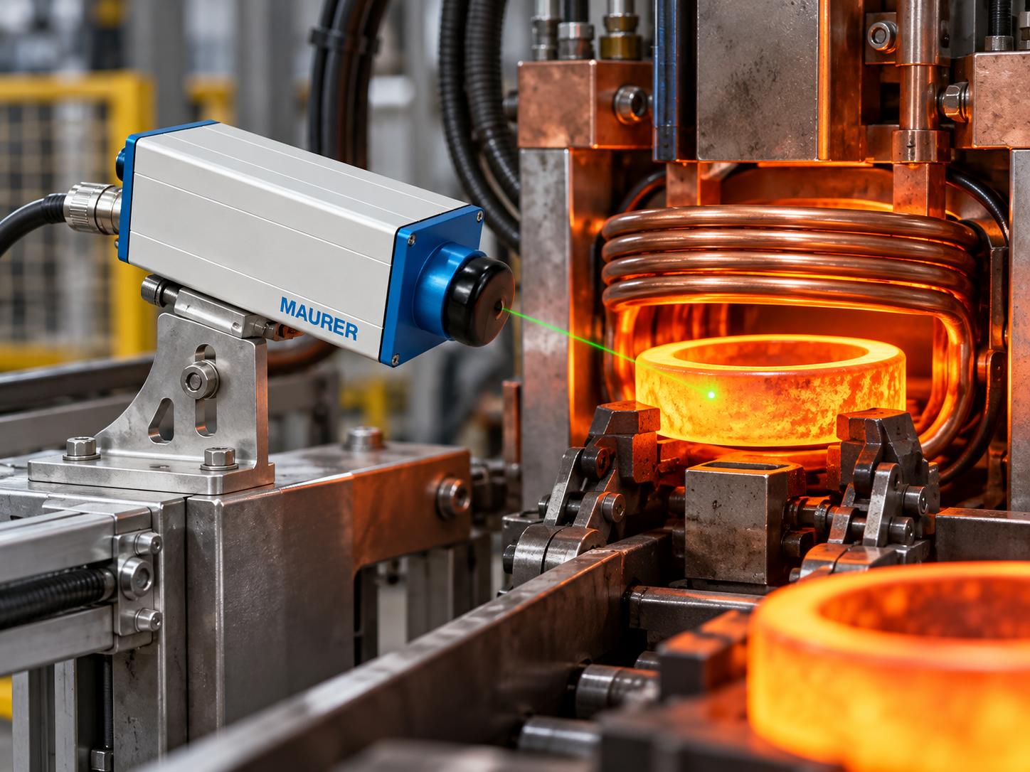 Industrielles Pyrometer von Maurer für Stahl und Metallverarbeitung